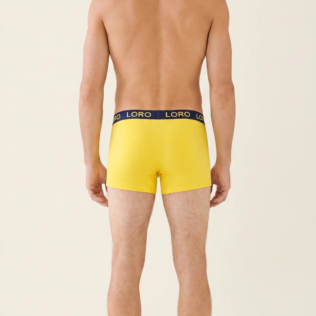 Boxer en coton jaune Ma boutique