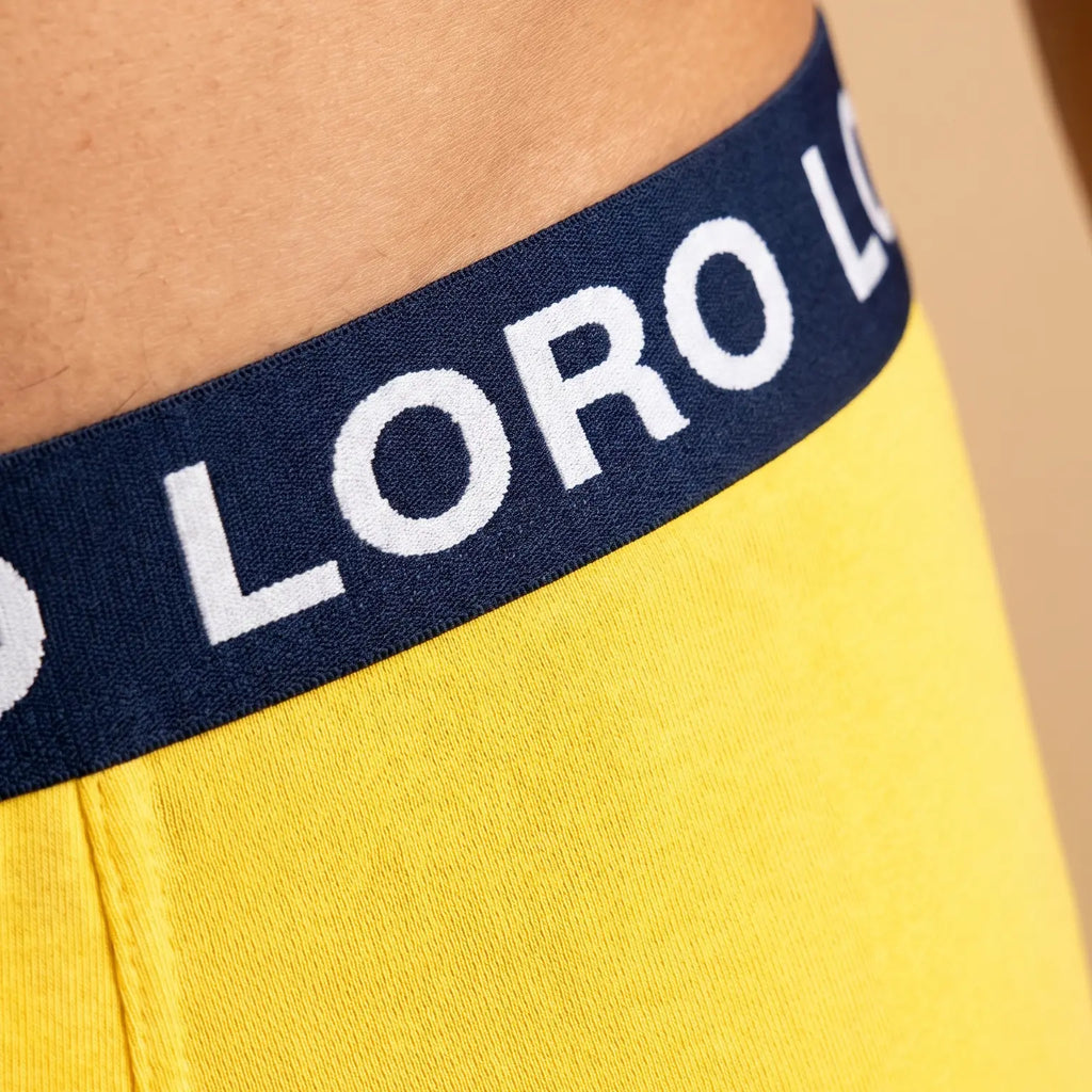 Boxer en coton jaune Ma boutique