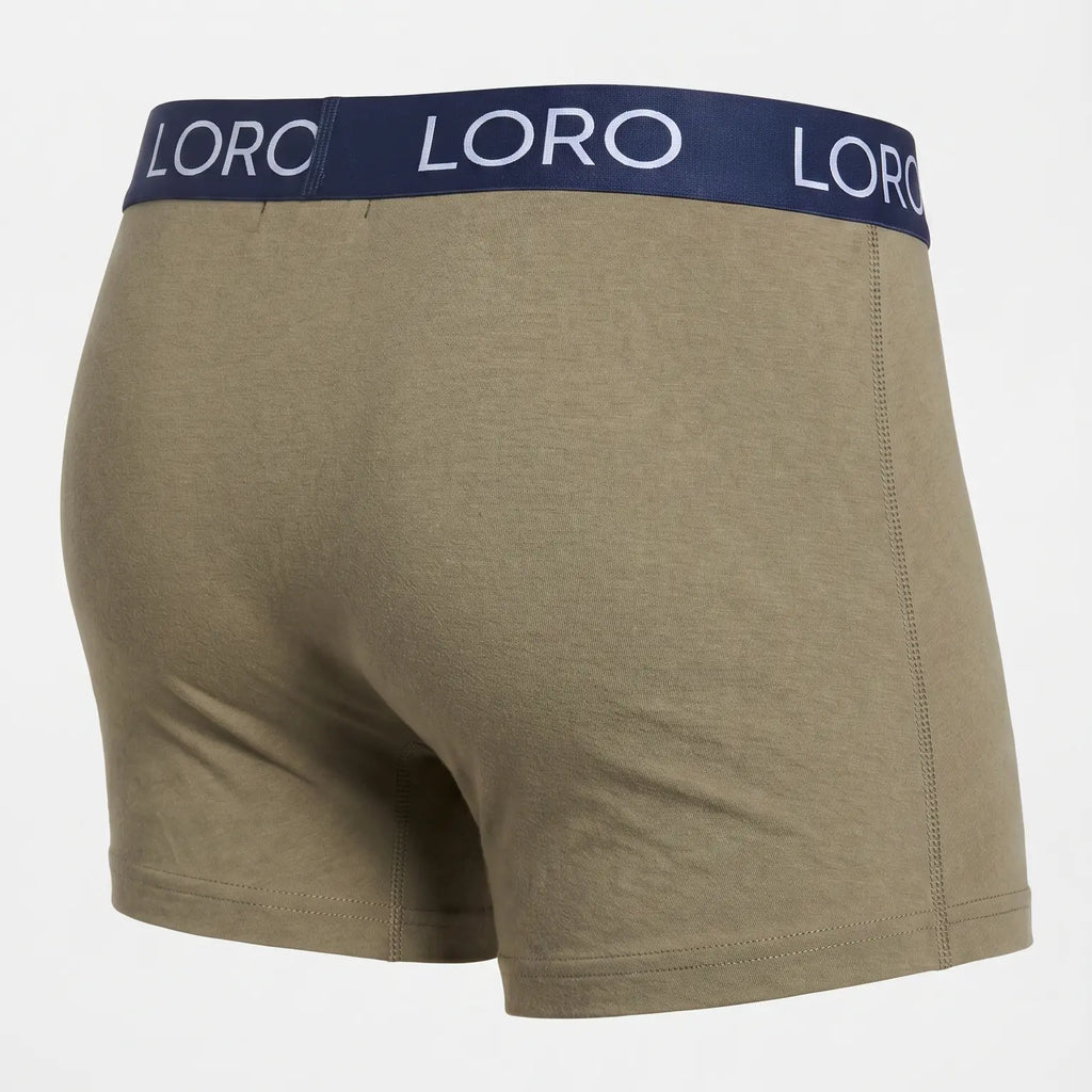 Boxer en coton vert kaki Ma boutique