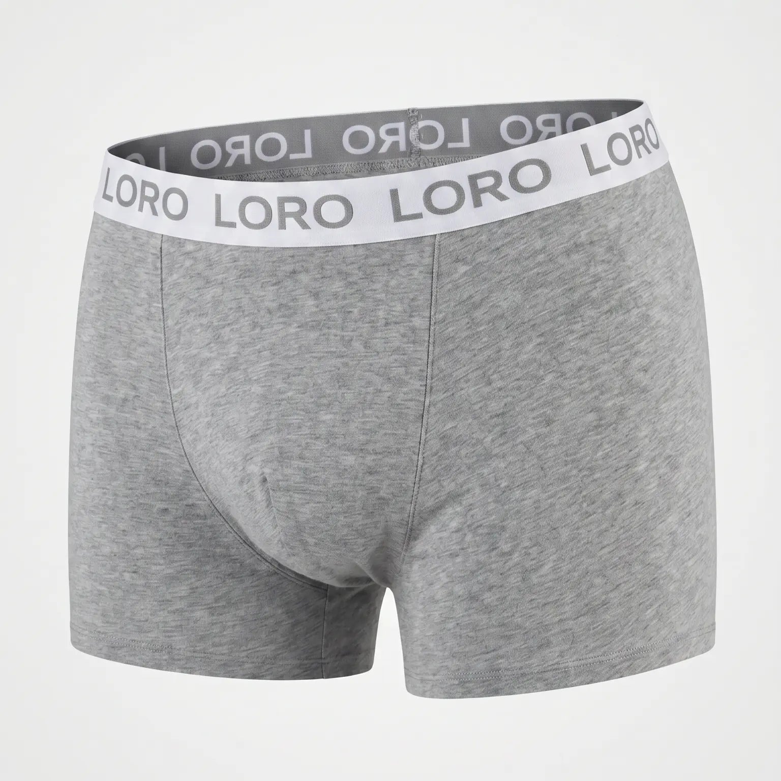 Boxer en coton gris chiné Ma boutique