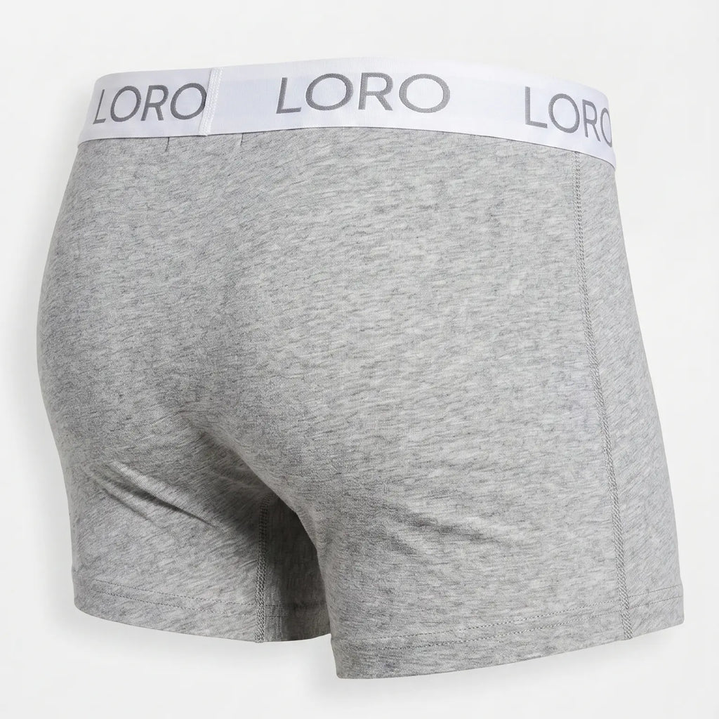 Boxer en coton gris chiné Ma boutique