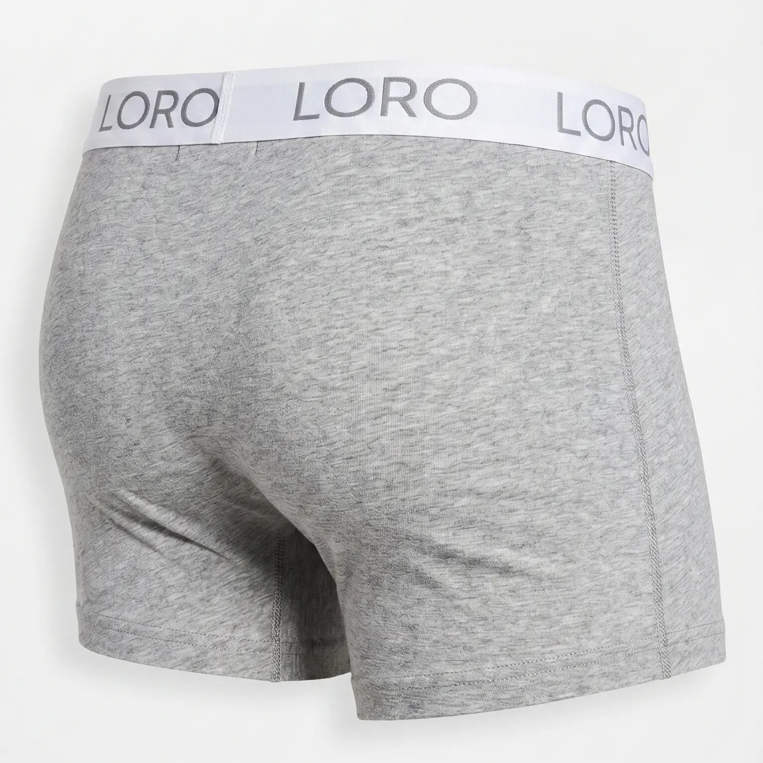 Boxer en coton gris chiné Ma boutique