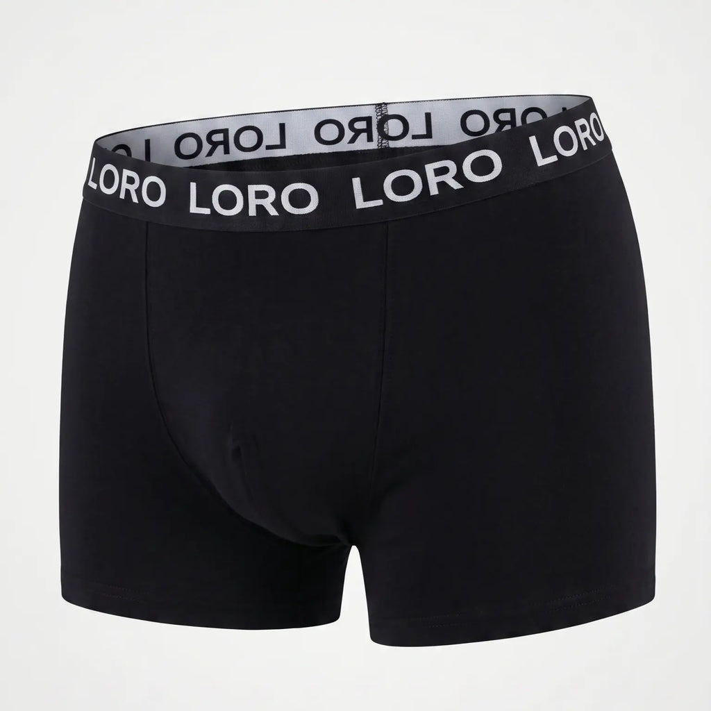 Boxer en coton noir Ma boutique