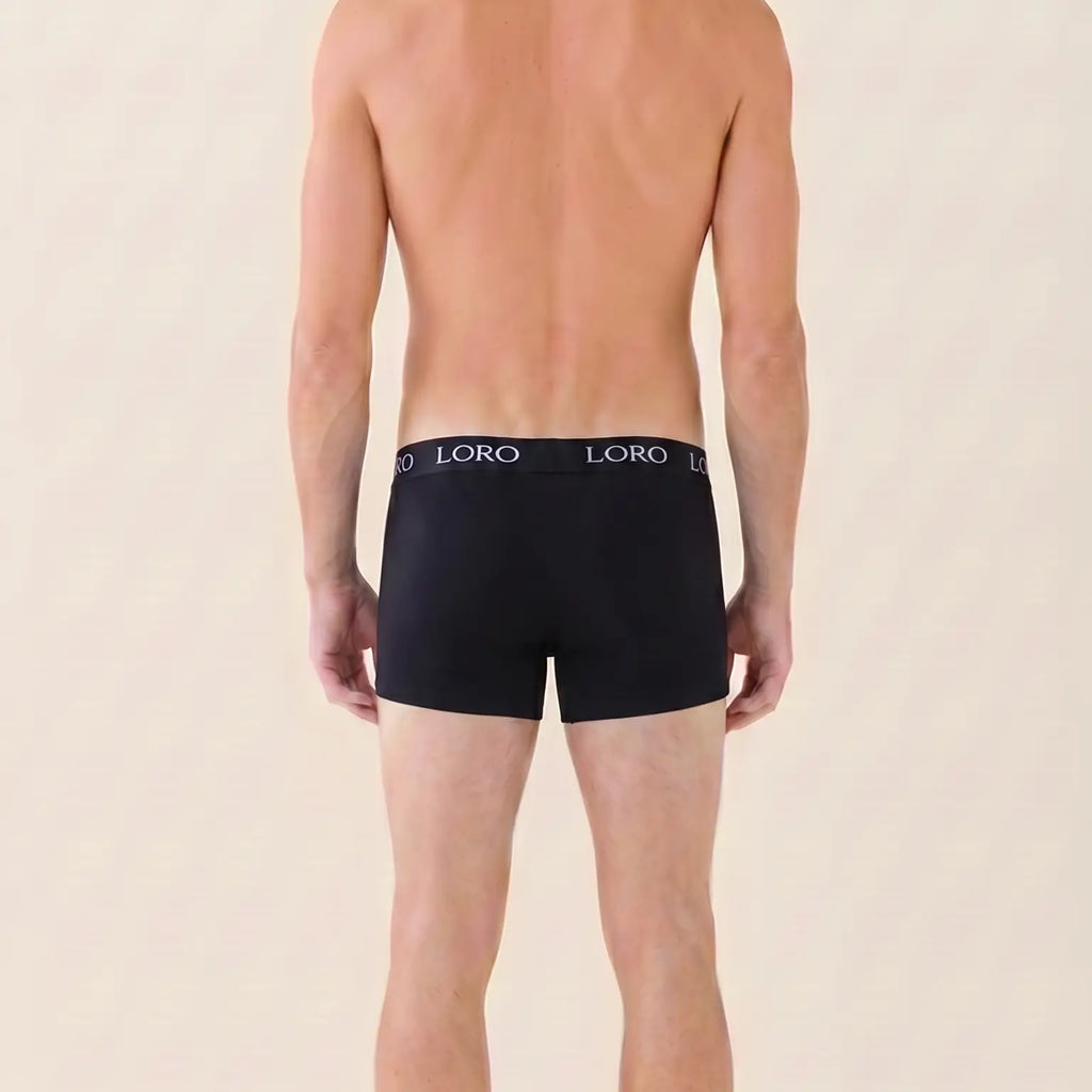Boxer en coton noir Ma boutique