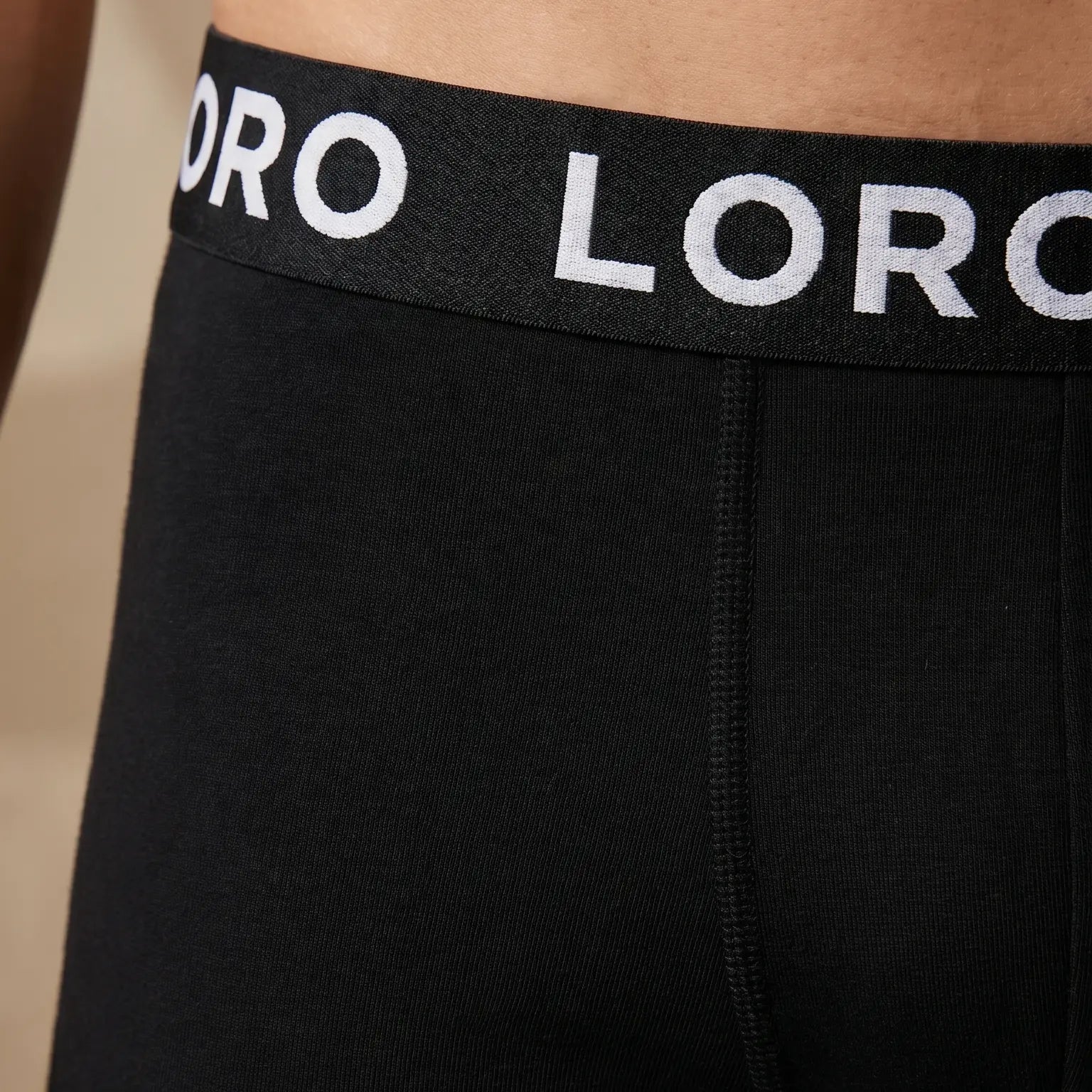 Boxer en coton noir Ma boutique