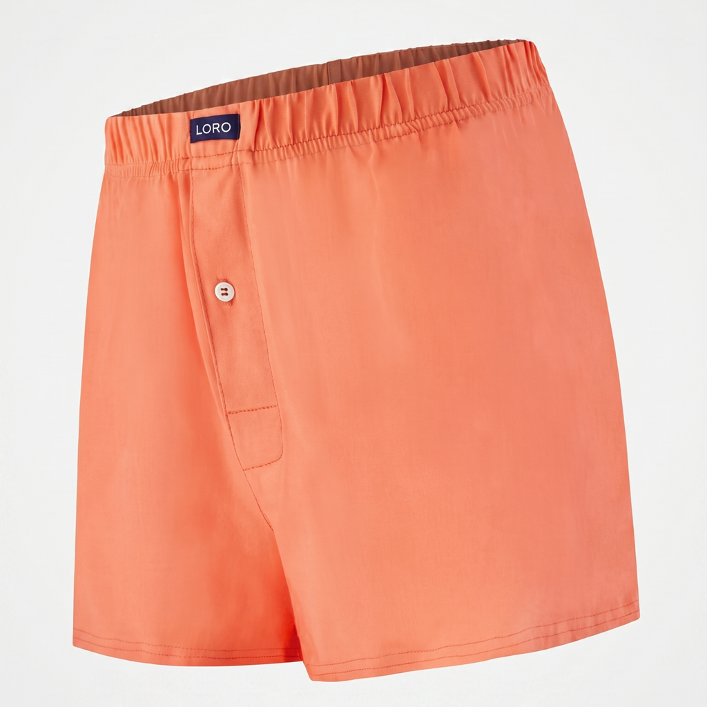 Caleçon en coton orange Ma boutique