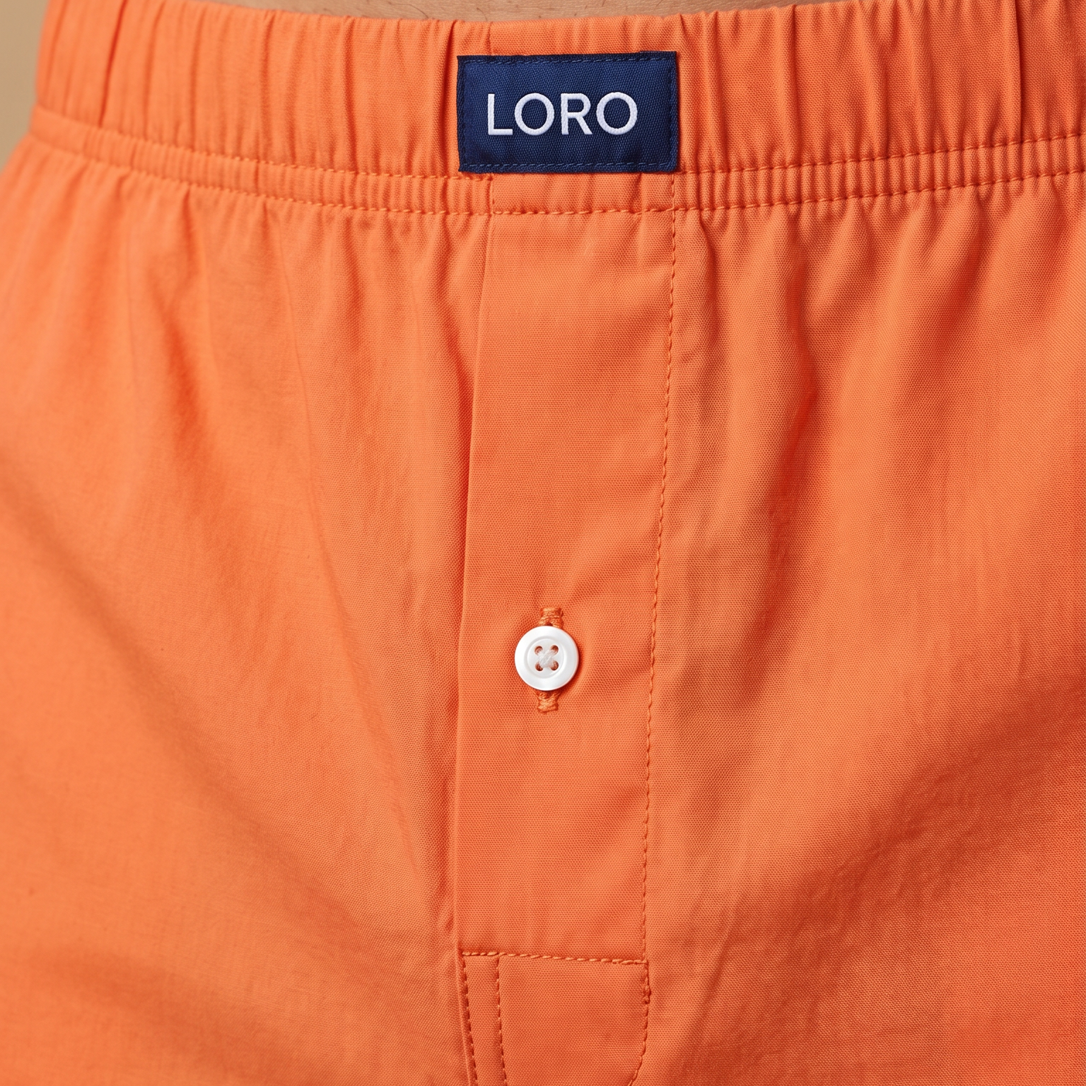 Caleçon en coton orange Ma boutique