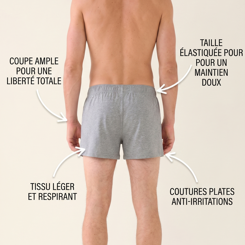 Lot de 3 caleçons en coton Ma boutique
