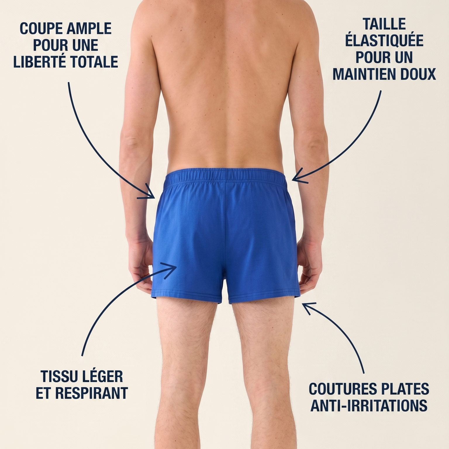 Lot de 3 caleçons en coton