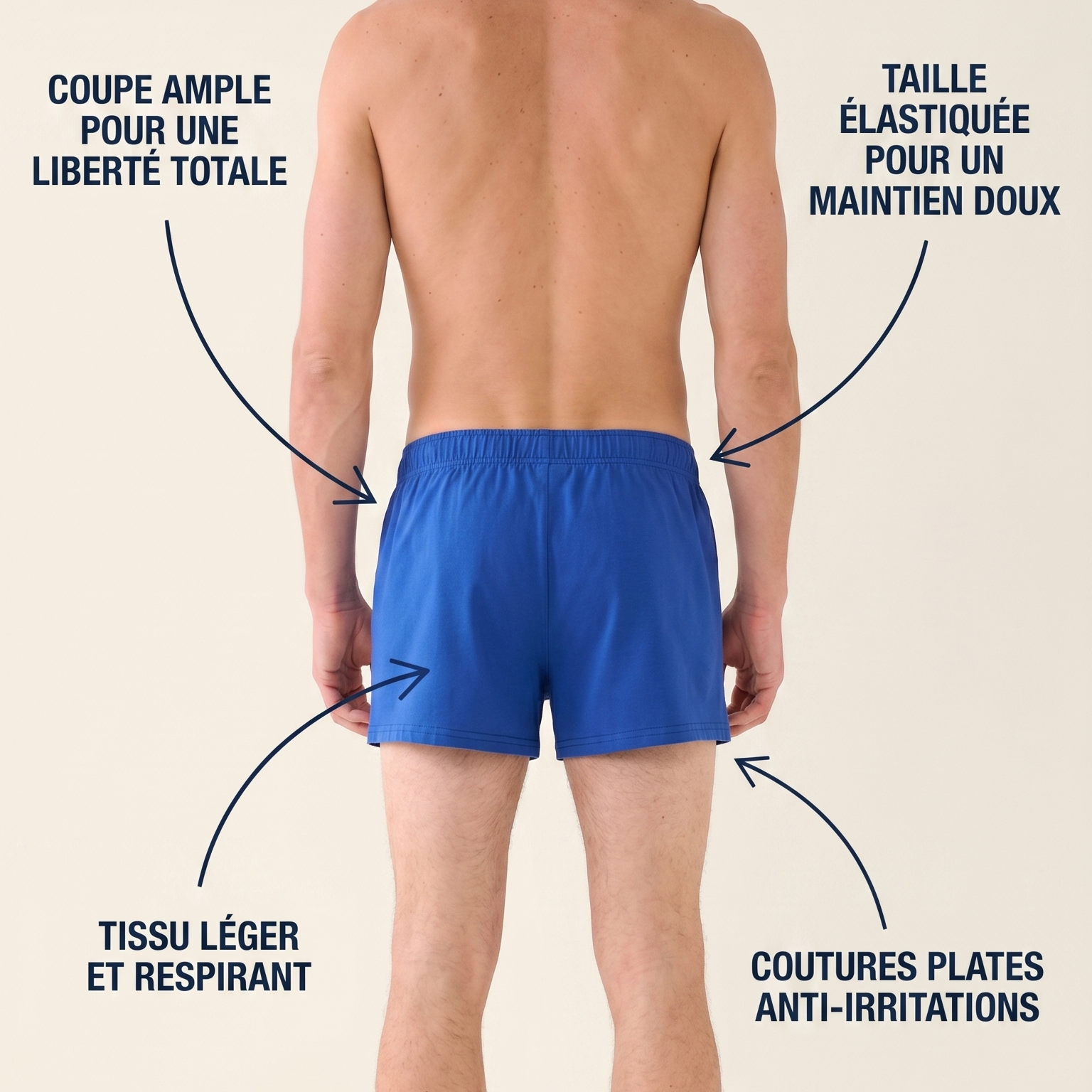 Lot de 3 caleçons en coton Ma boutique