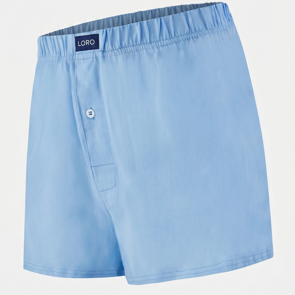 Caleçon en coton bleu clair Ma boutique