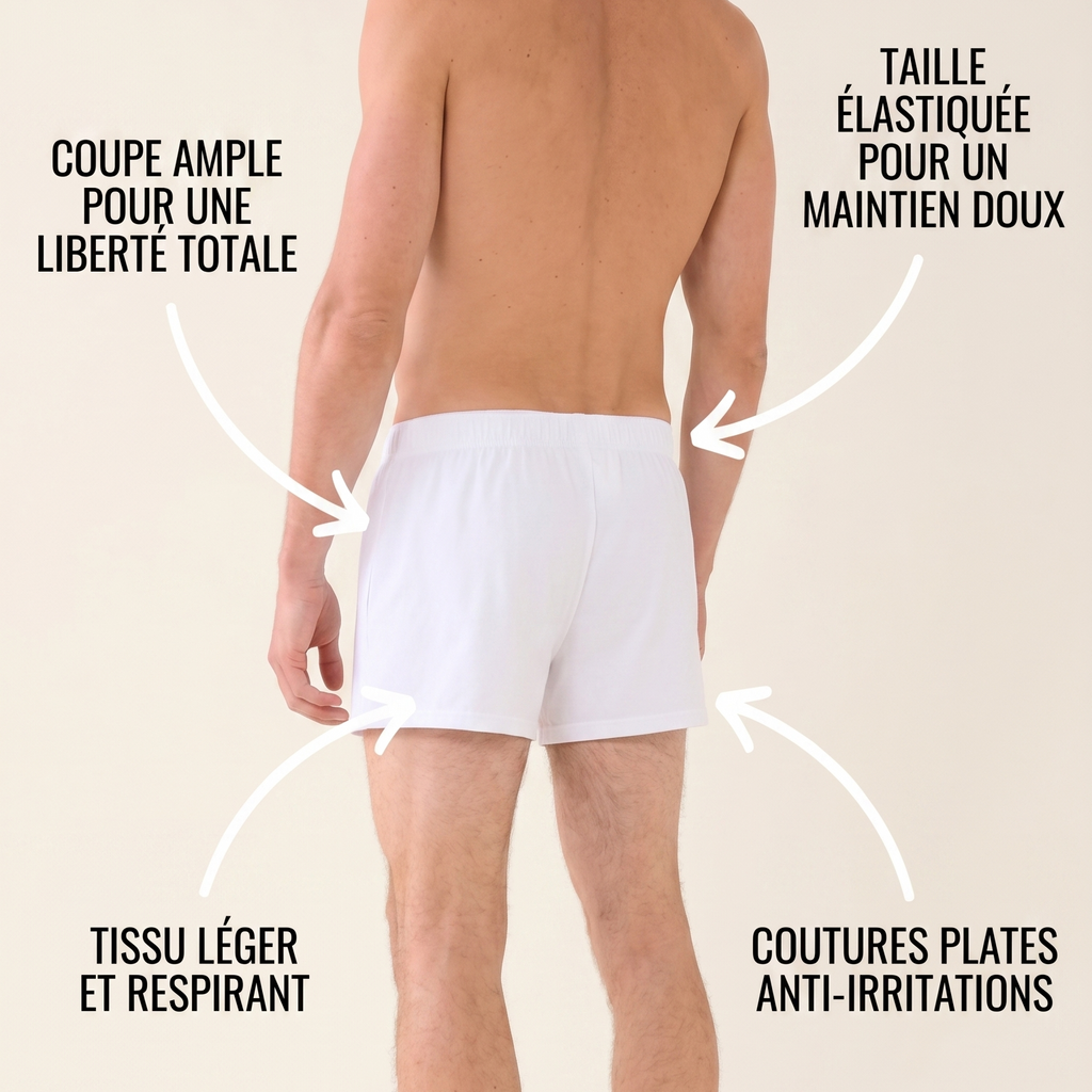 Lot de 3 caleçons en coton Ma boutique