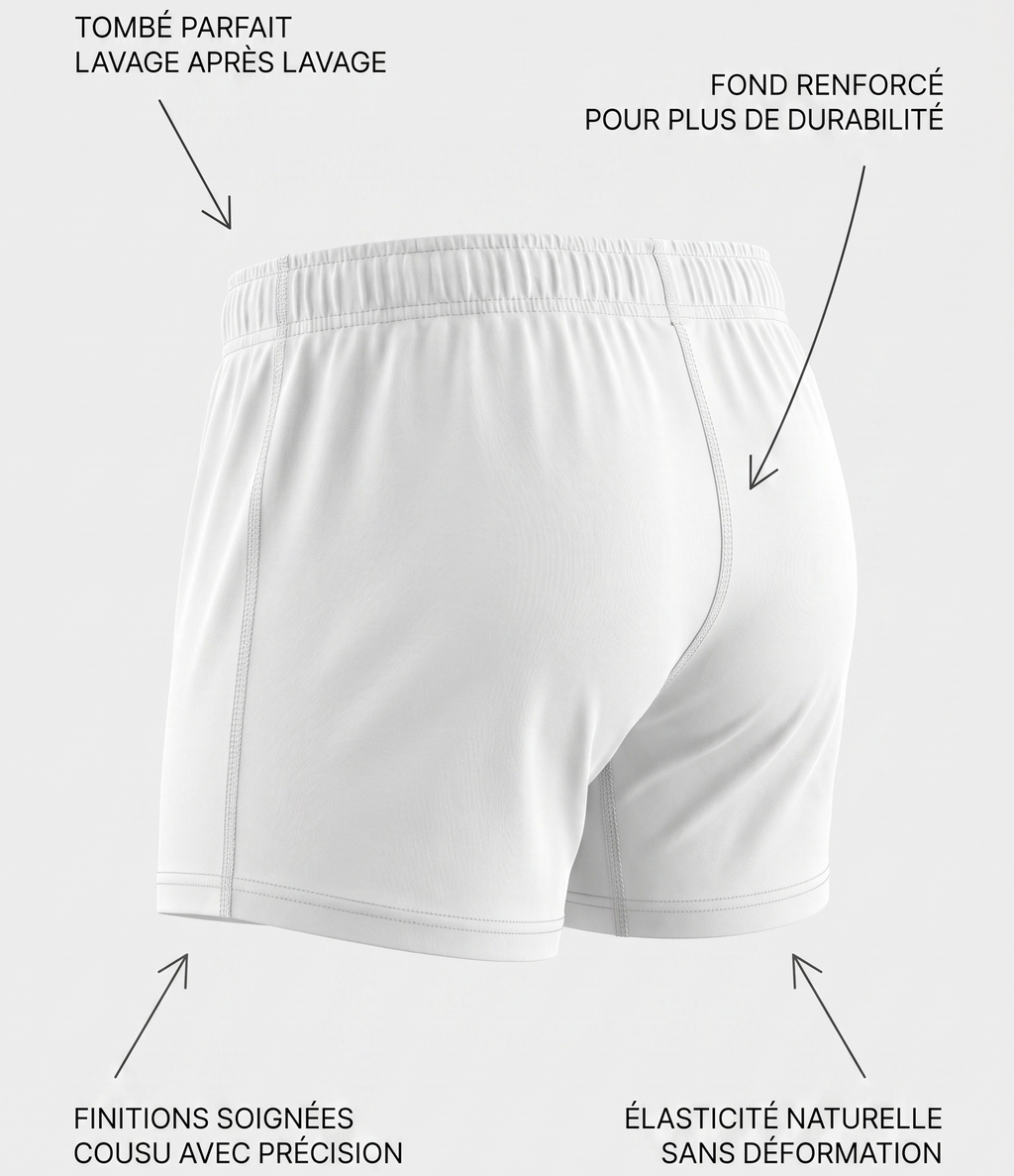 Caleçon en coton blanc Ma boutique