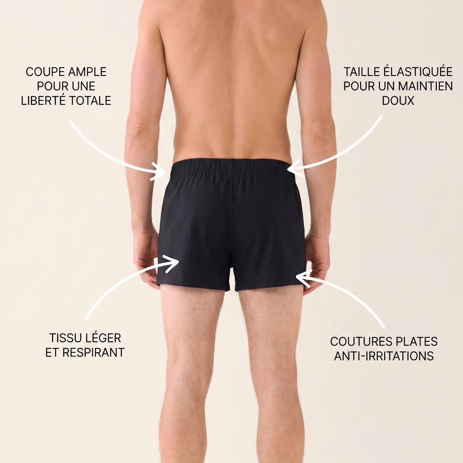 Lot de 3 caleçons en coton