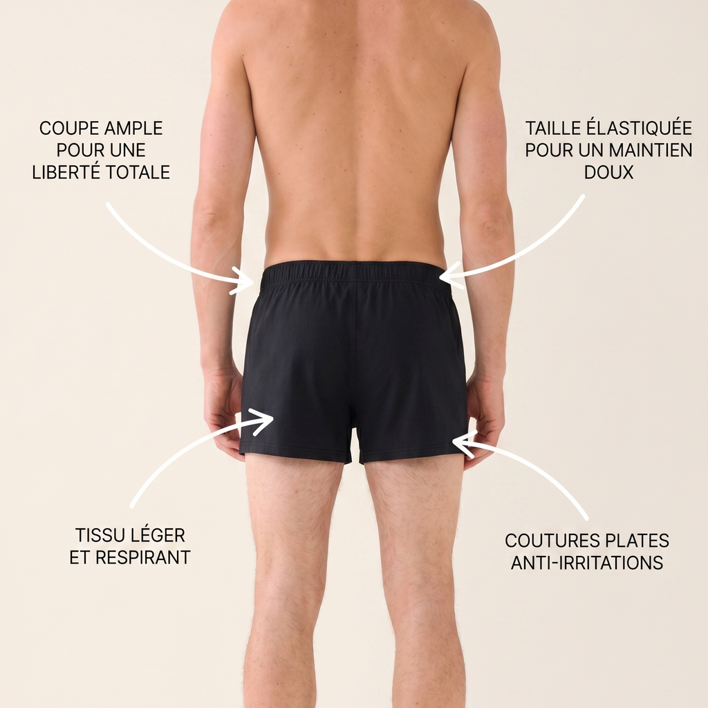 Lot de 3 caleçons en coton Ma boutique