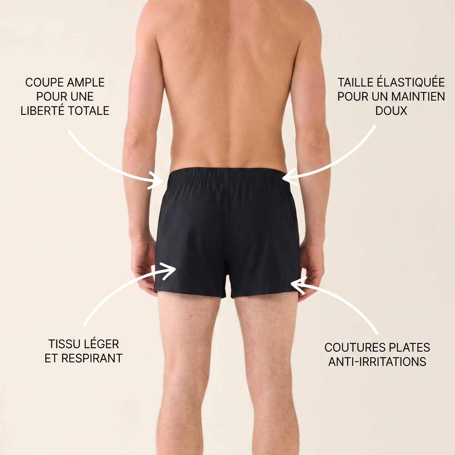 Lot de 3 caleçons en coton Ma boutique