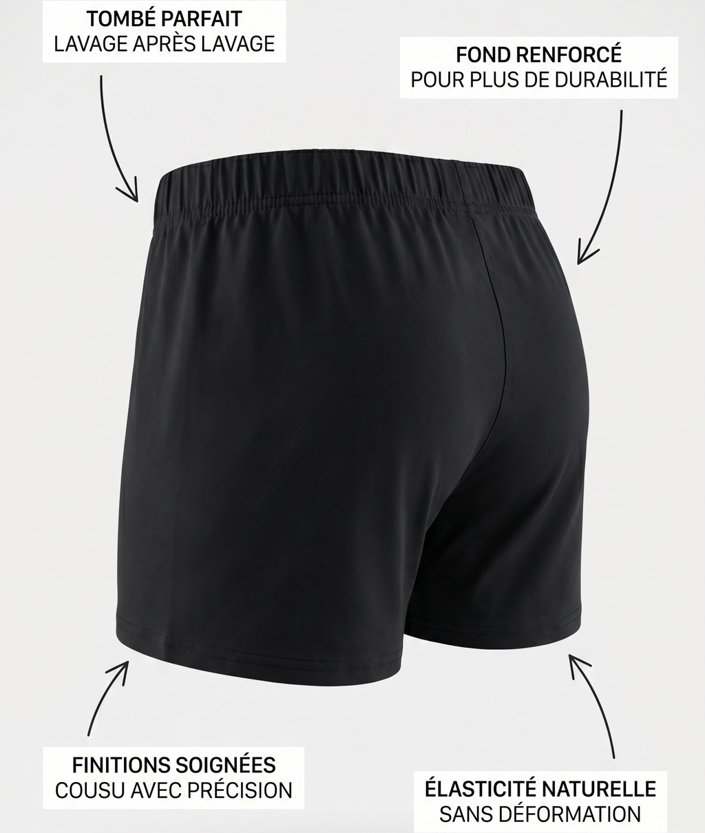 Caleçon en coton noir Ma boutique
