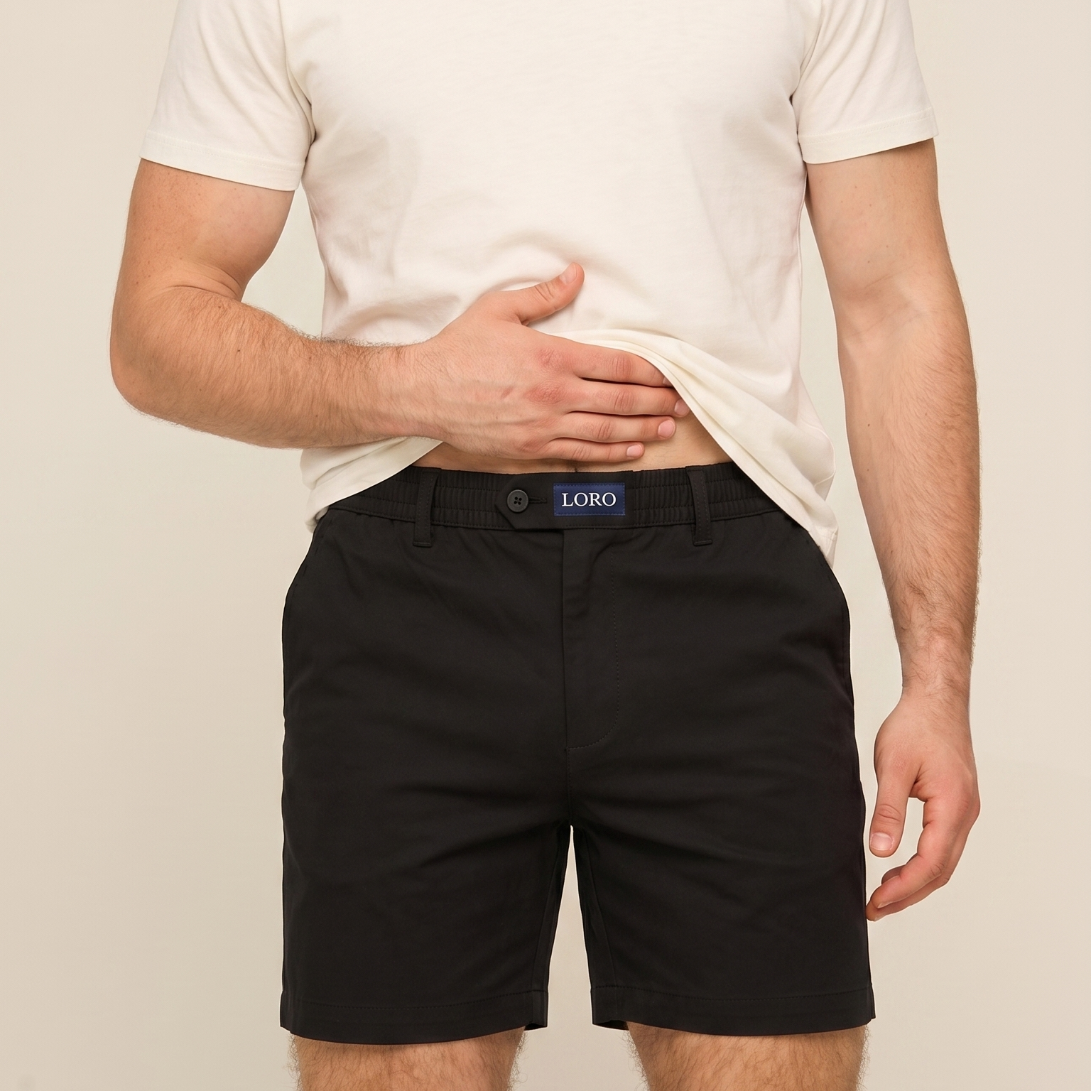 Short en coton noir Ma boutique