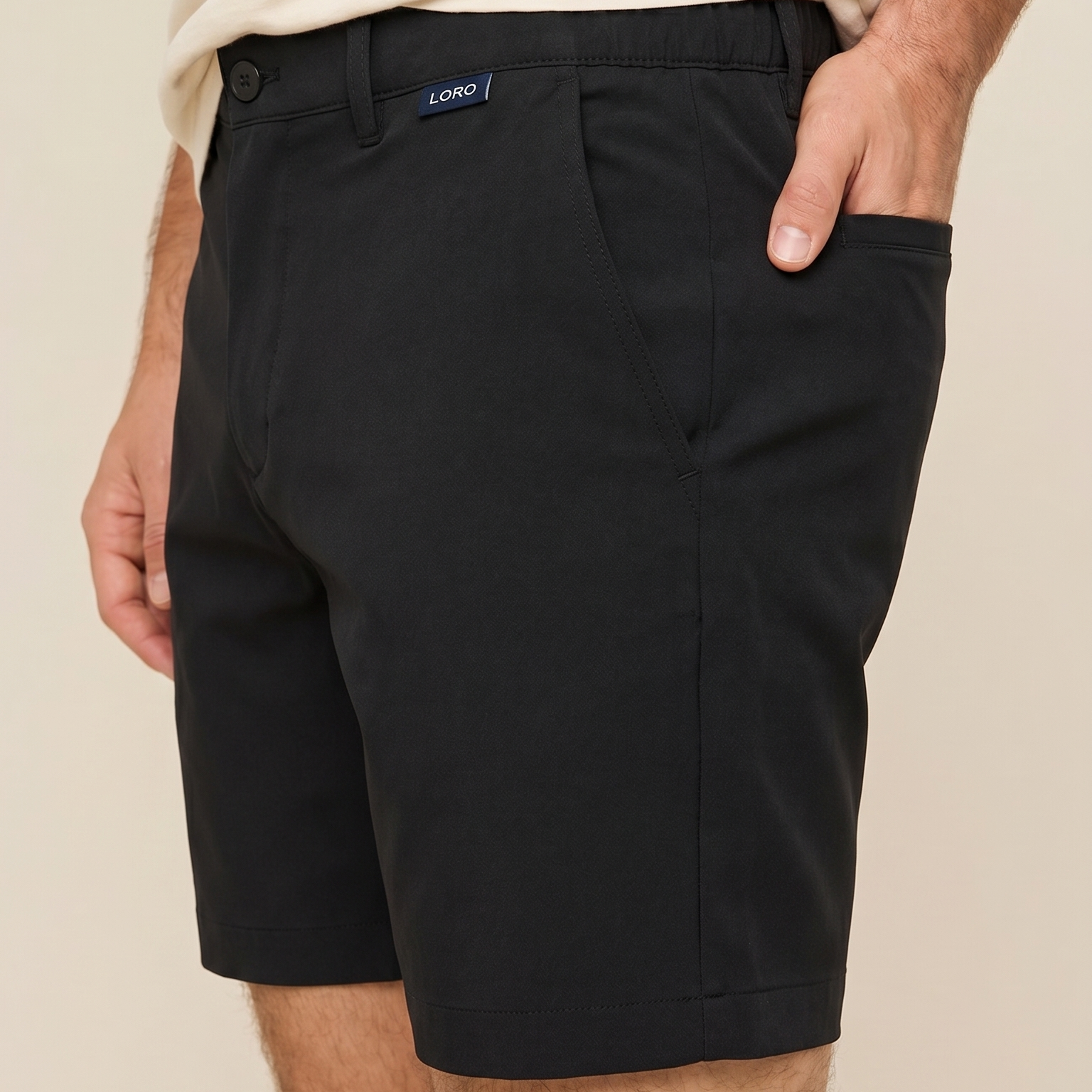 Short en coton noir Ma boutique