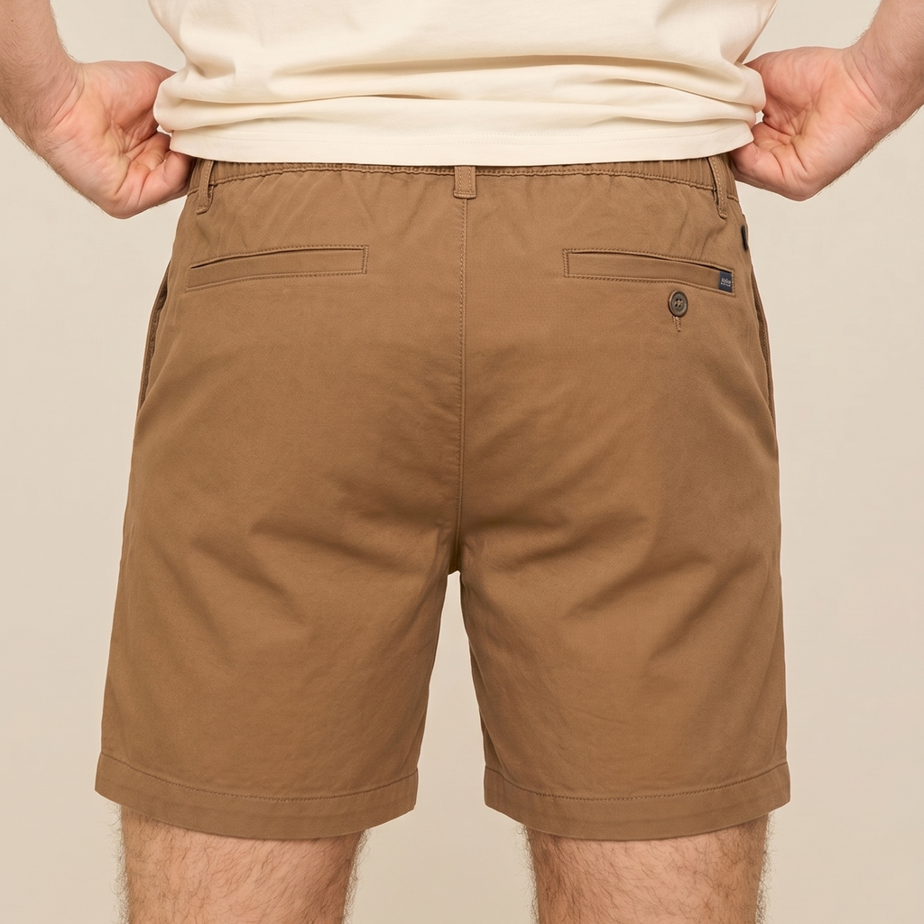 Short en coton marron Ma boutique