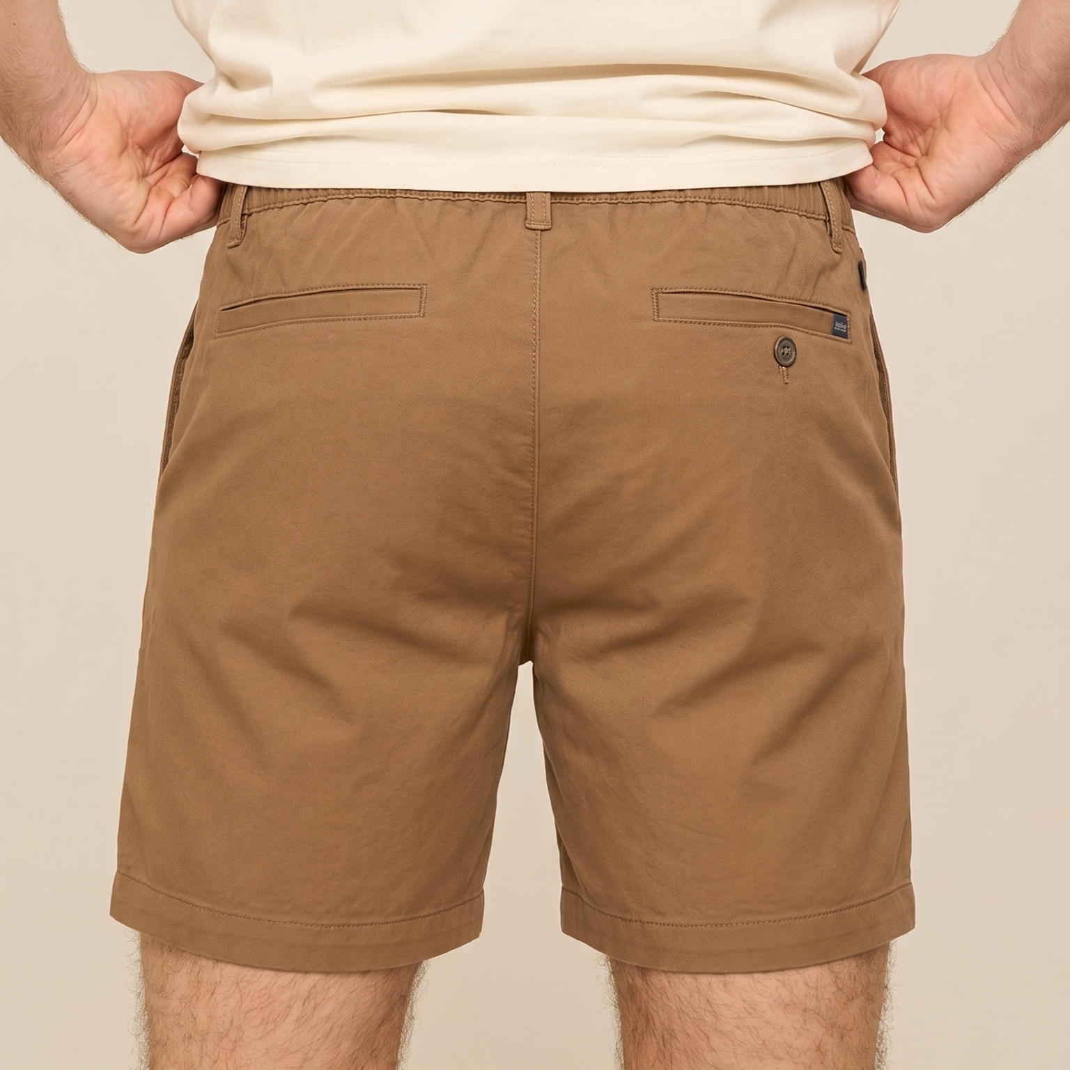 Short en coton marron Ma boutique