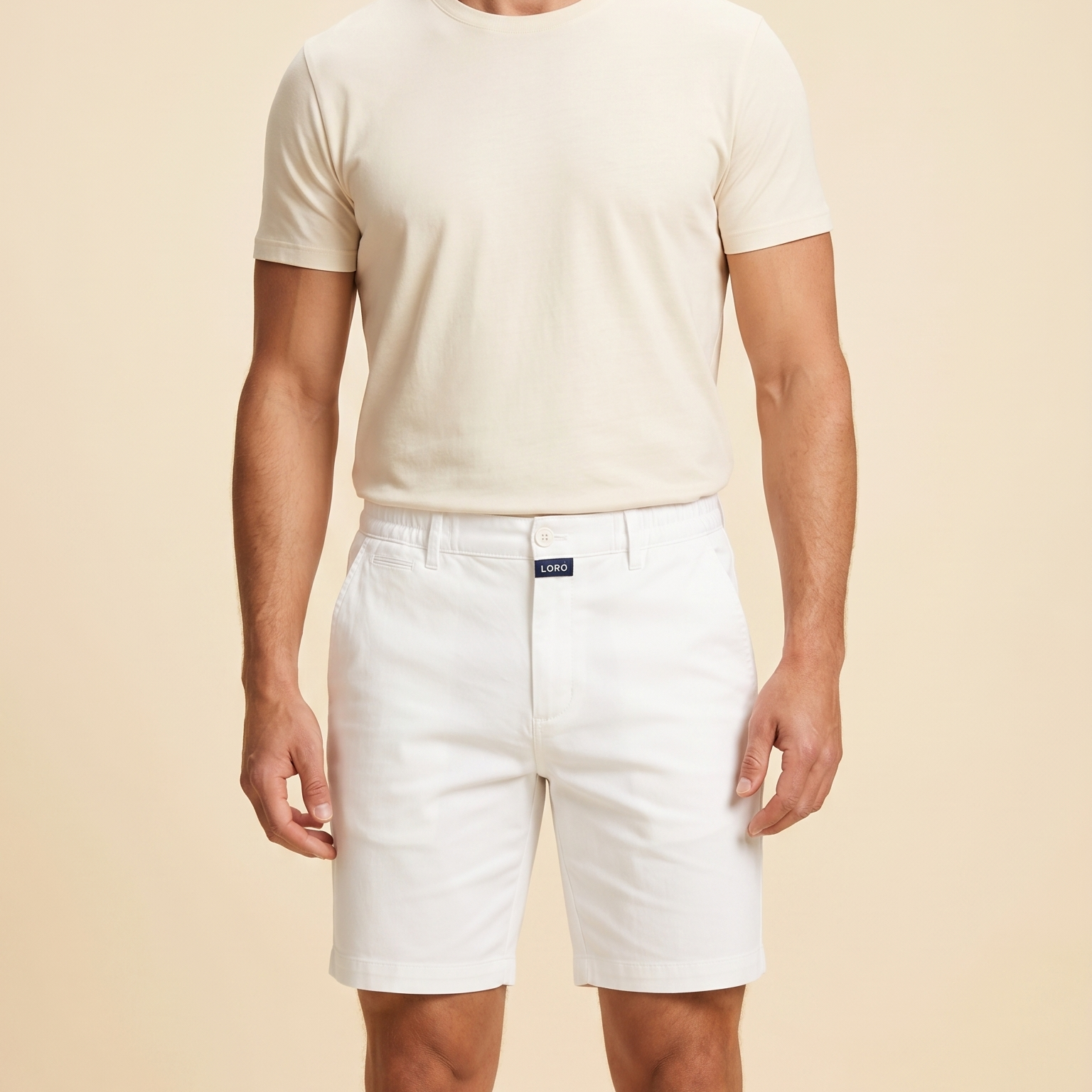 Short en coton blanc Ma boutique