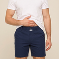 Short en coton bleu marine Ma boutique
