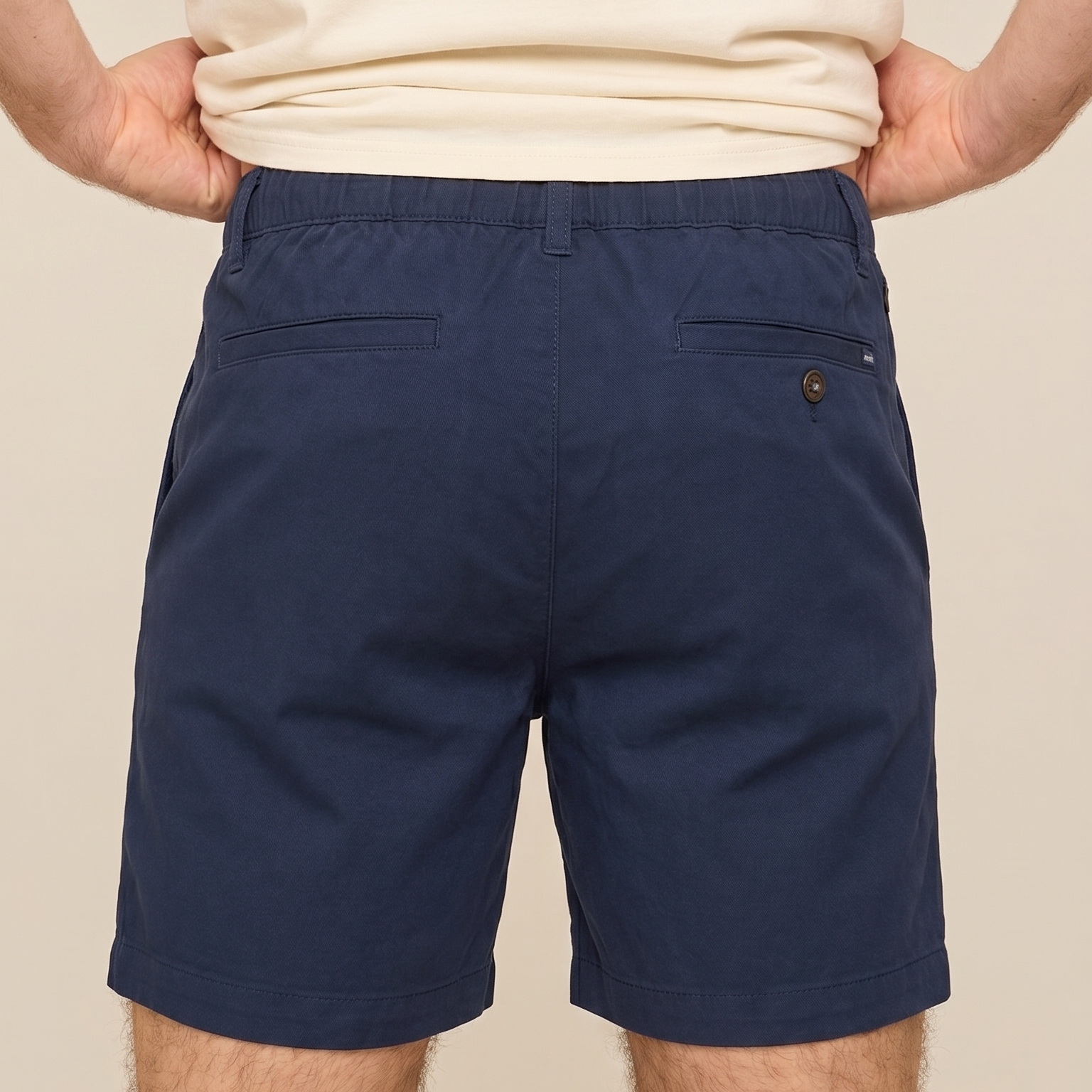 Short en coton bleu marine Ma boutique