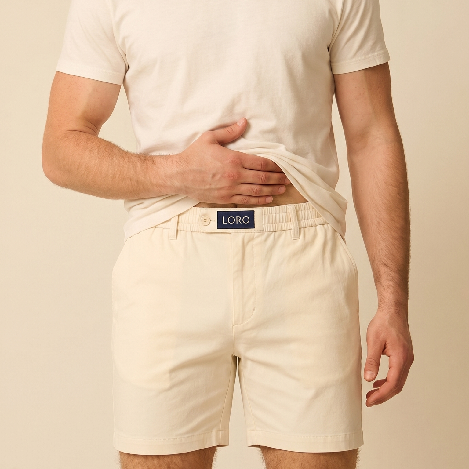 Short en coton crème Ma boutique